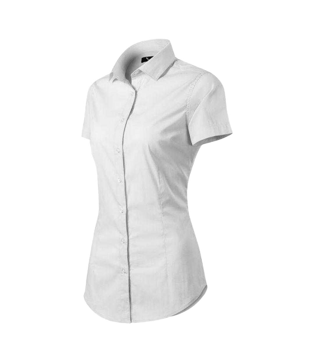 Chemisier Motif/style Éclair Femme Blanc Malfini-3