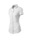 Chemisier Motif/style Éclair Femme Blanc Malfini-3