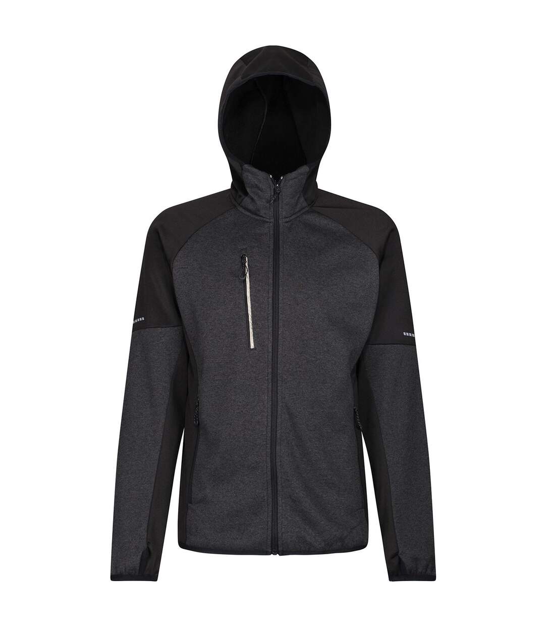 Mens X-pro Coldspring Ii Fleece Jacket Black Grey Marl Regatta-2