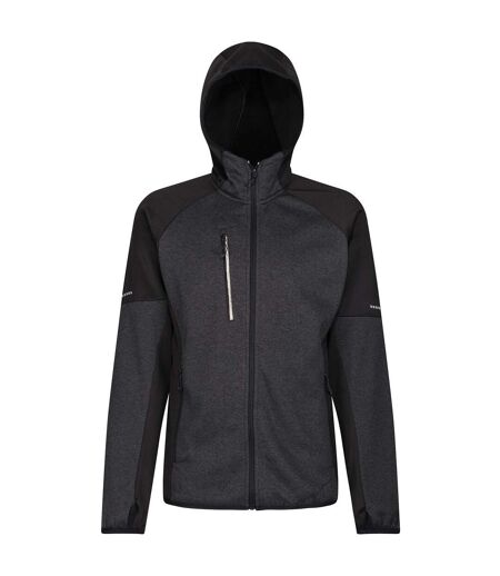 Mens X-pro Coldspring Ii Fleece Jacket Black Grey Marl Regatta
