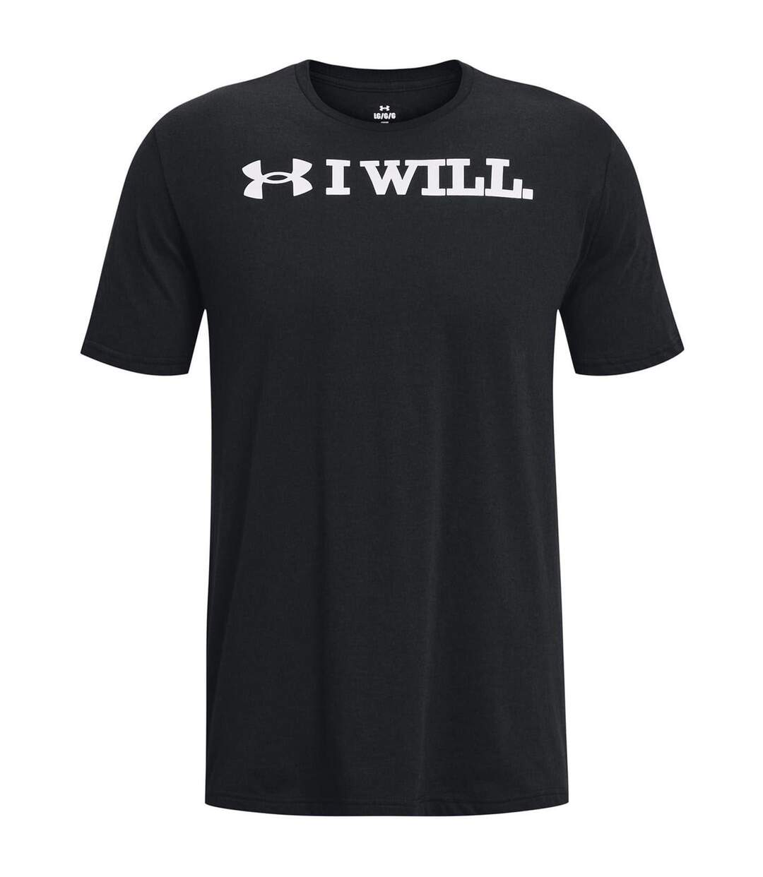 Mens I Will T-shirt Black Under Armour-2