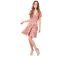 Robe courte motif ethnique MARIKA coupe cache coeur Coton Du Monde-1