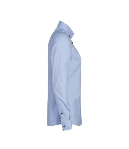 Womens/ladies Baltimore Formal Shirt Light Blue Harvest