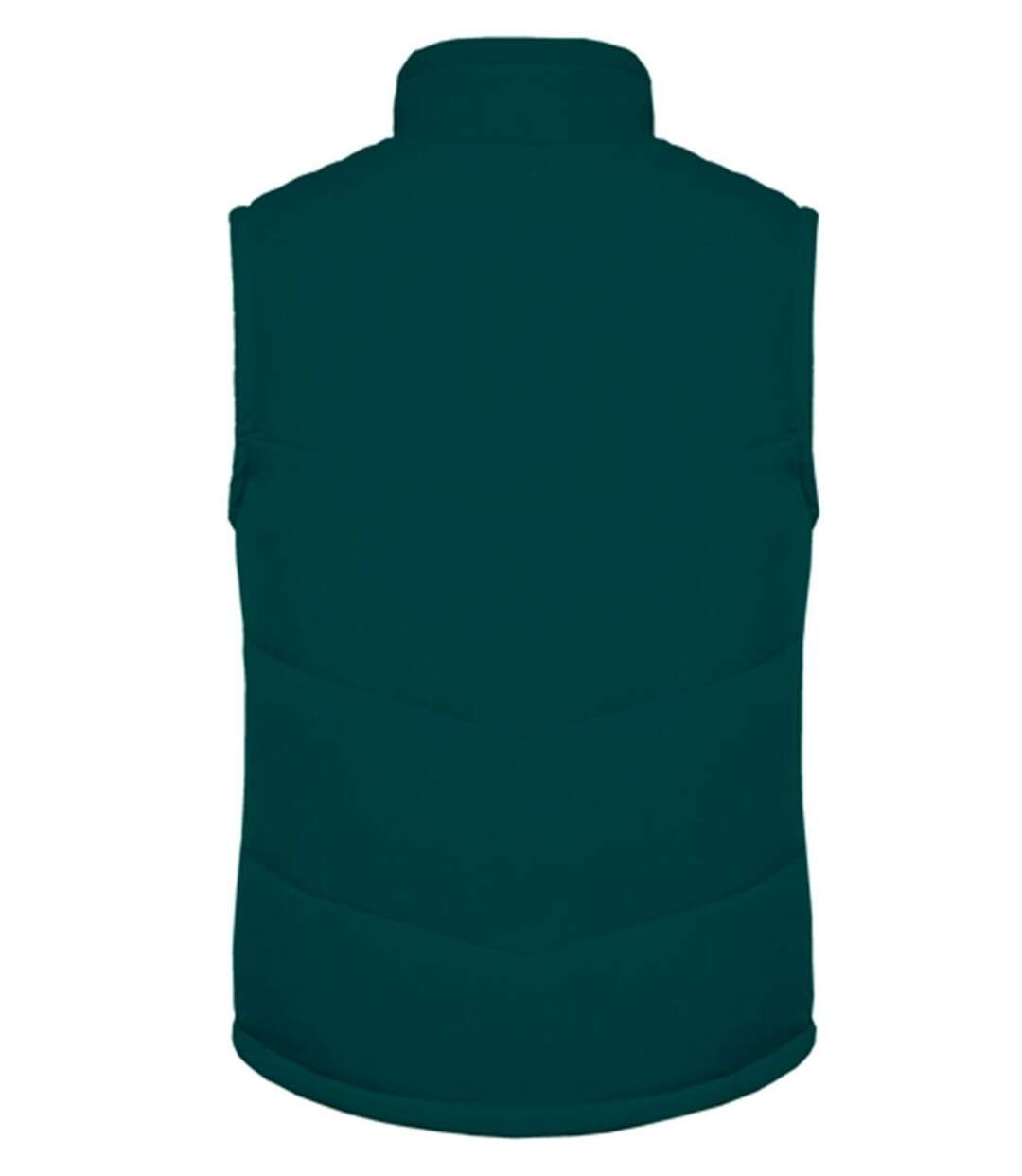 Veste sans manches doublée polaire - K6118 - vert foncé-3