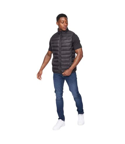 Mens gattering gilet black Crosshatch