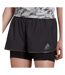 Short de Running Noir Femme Adidas Adizero 2 in1 - L