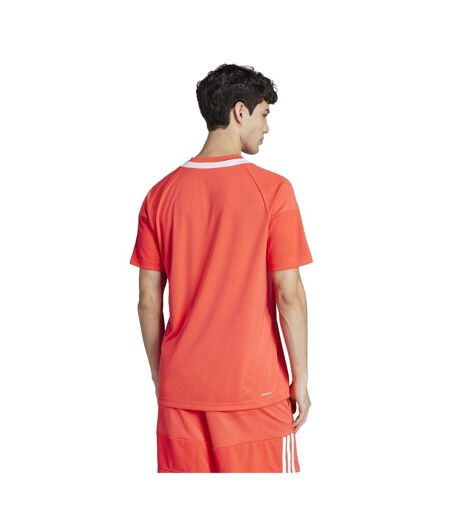 Mens Sereno T-shirt Lucid Red White Adidas