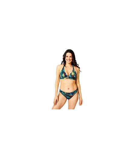 Womens/ladies Icon Venetian Bikini Bottoms Dark Jungle Biba