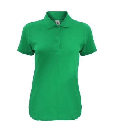 B&C Womens/Ladies Safran Timeless Polo Shirt (Kelly Green)