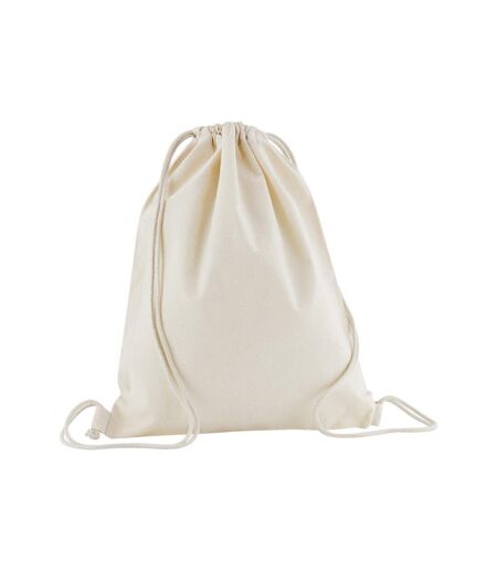 Organic Cotton Drawstring Bag One Size Natural Westford Mill