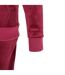 Womens/ladies Velour Tracksuit Set Fuchsia Miso-4