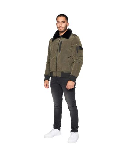 Blouson d'aviateur vitzio ma2 homme vert Glorious Gangsta