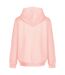 Womens/ladies hoodie rose pink Light And Shade