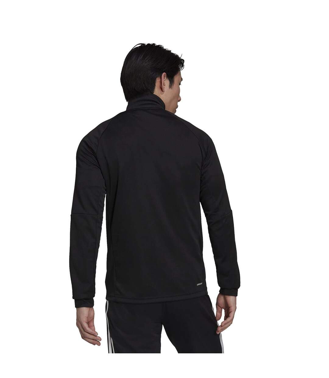 Mens Sereno 3 Stripes Aeroready Track Jacket Black Adidas-3
