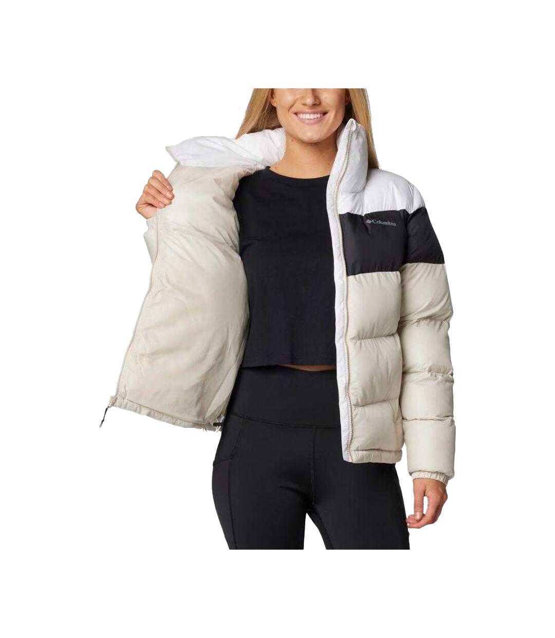 Doudoune Matelassée Puffect Femme Beige Columbia-4