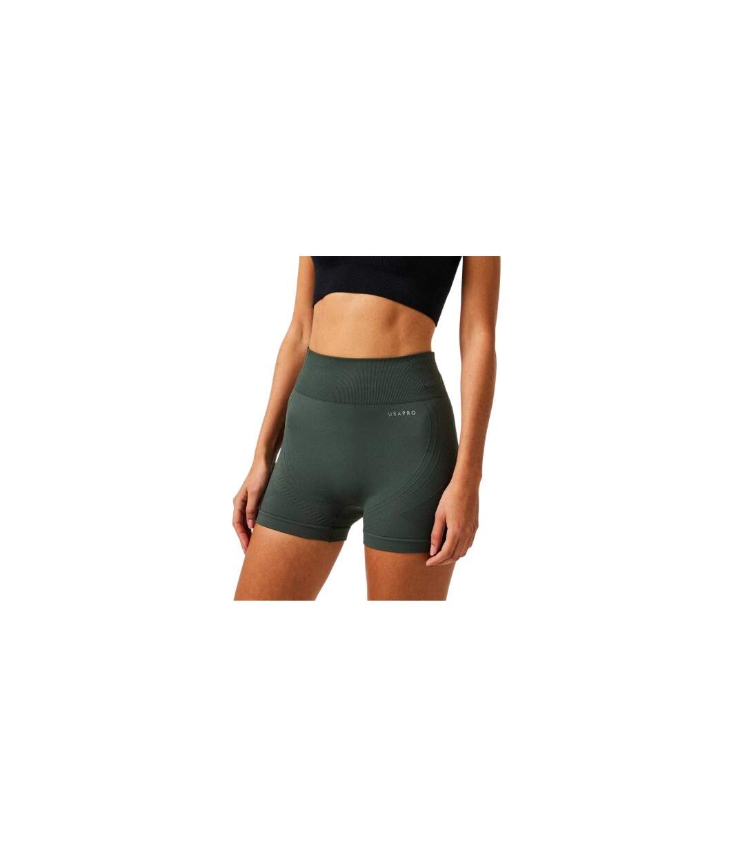 Womens/ladies Nylon Shorts Khaki USA-2