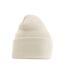 Bonnet À Revers Original Adulte Amande Beechfield-1