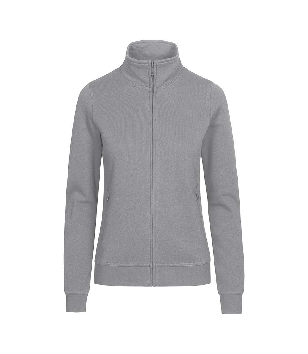 Veste De Survêtement Femme Nouveau Gris Clair Promodoro-1