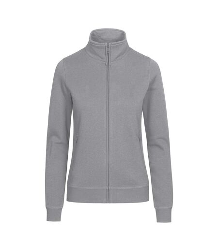 Veste De Survêtement Femme Nouveau Gris Clair Promodoro