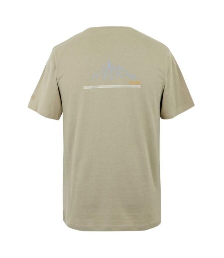 T-shirt Motif/style Coucher De Soleil Cline Homme Sable Doré Regatta
