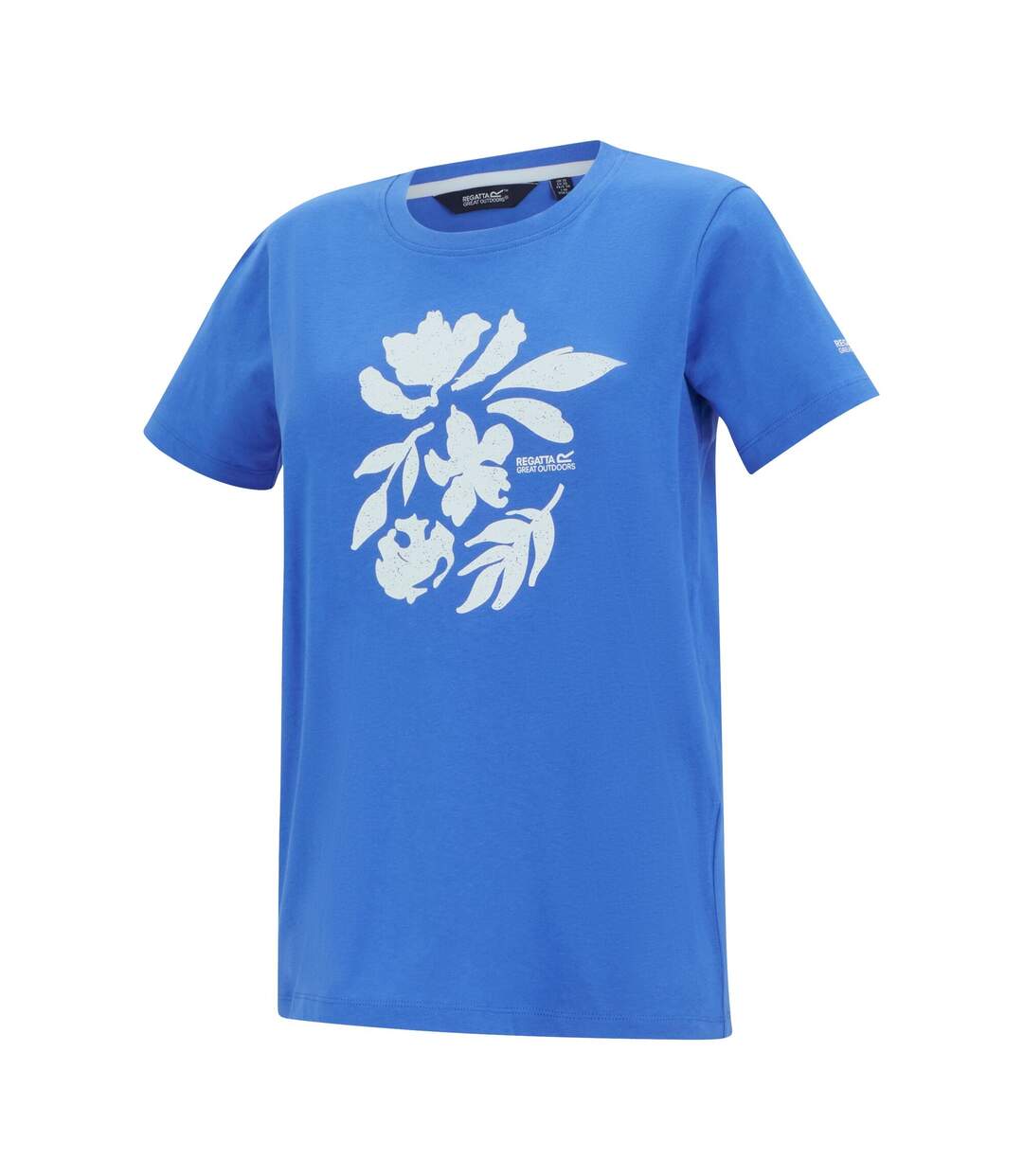 T-shirt Motif/style Fleur Et Silhouette Filandra Femme Bleu Vif Regatta-4