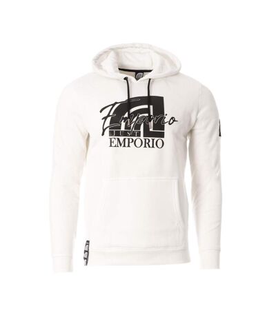 Sweat à Capuche Blanc Homme Just Emporio ABRAR - XXL