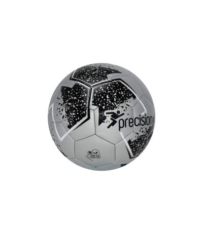 Precision - Ballon de foot pour entraînement FUSION (Noir / Argenté / Blanc) (Taille 2) - UTRD2348