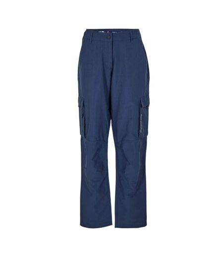 Womens/ladies Straight Leg Trousers Navy Blue Musto