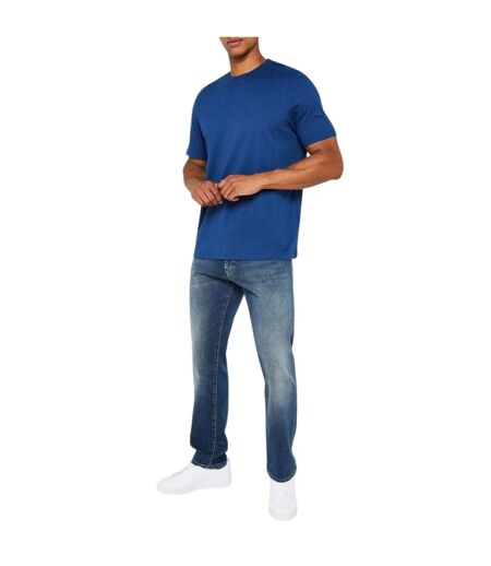 Lot De 3  T-shirts Motif/style Uni Homme Bleu Sarcelle Bleu Turquoise Bleu Foncé Donnay