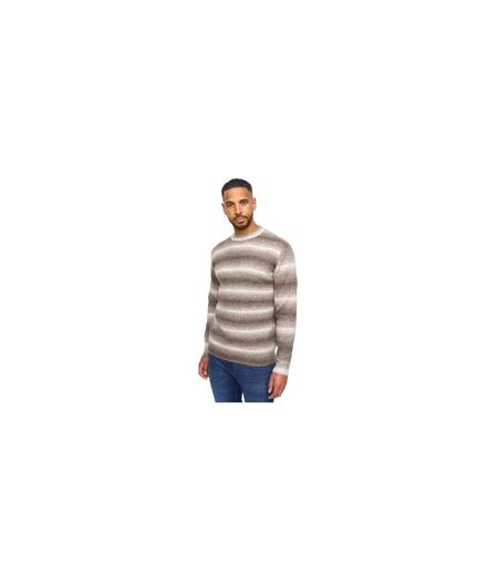 Pull Motif/style Rayure Ombrée Ormonde Homme Taupe Bewley & Ritch