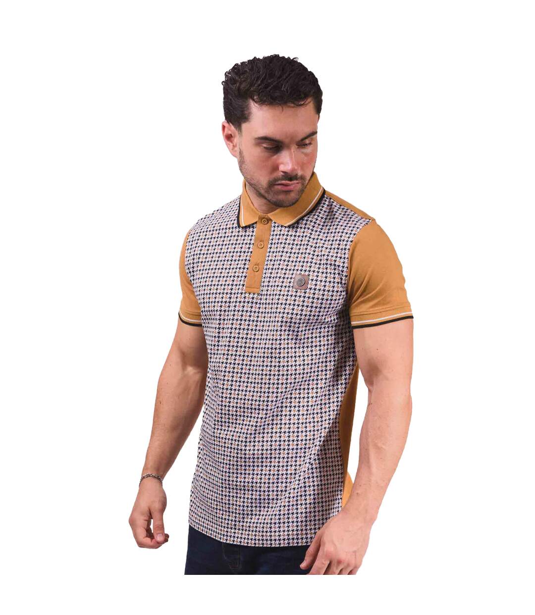 Polo Ss24 Homme Moutarde Lambretta-1