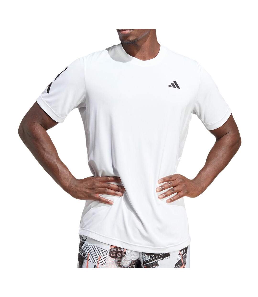 T-shirt de Sport Blanc Homme Adidas Club 3 HS3261 - L