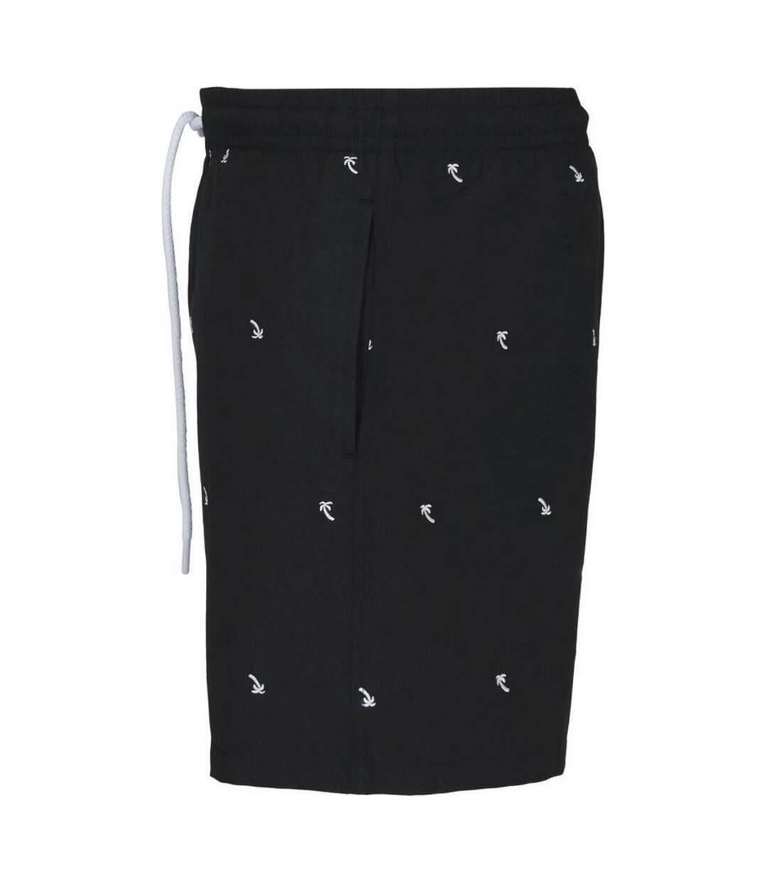 Short De Bain Motif/style Palmier Homme Noir Urban Classics-3