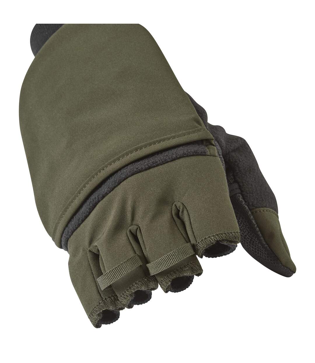Windproof Cold Weather Convertible Mittens for Men and Women-5