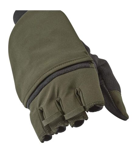 Windproof Cold Weather Convertible Mittens for Men and Women