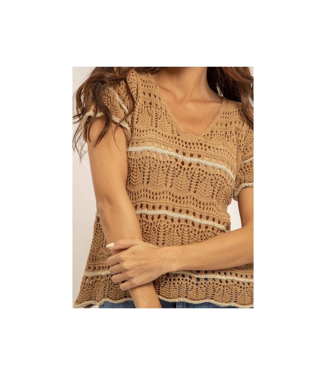 T shirt maille FILOMA - Dona X Lisa-3
