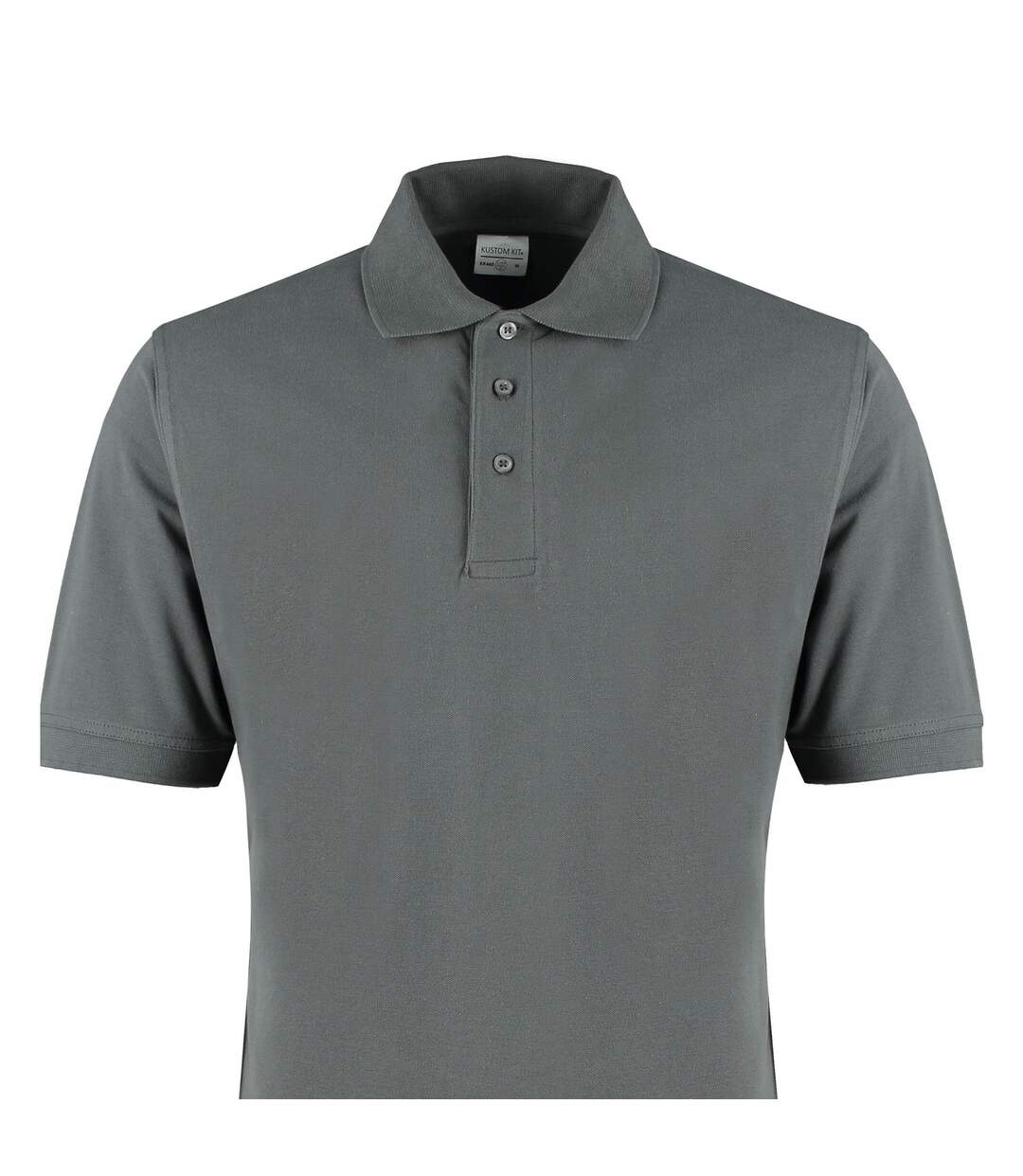 Polo Klassic Homme Gris Foncé Kustom Kit-2