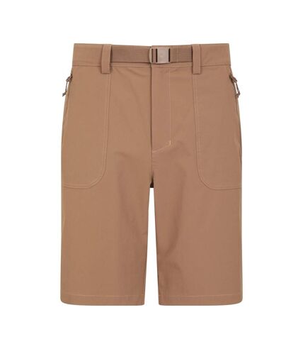 Mountain Warehouse Mens Grassland Belted Shorts (Dark Beige) - UTMW2891
