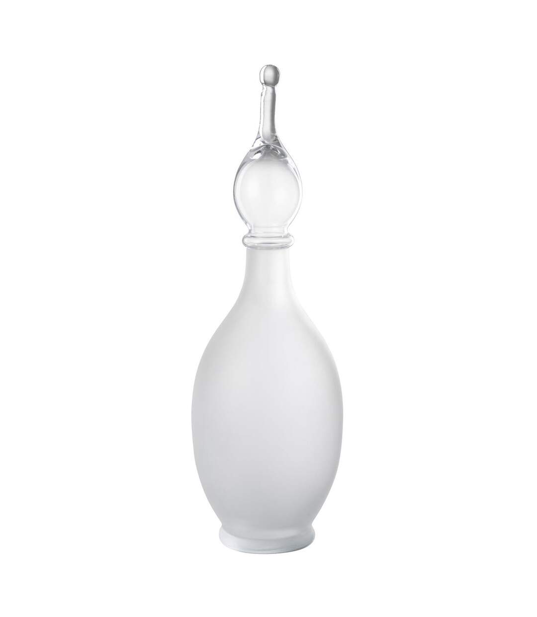 Vase Bouchon Fiole en Verre Jo 53cm Transparent-1