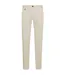 Mens Cotton Slim Chinos White Boss-2
