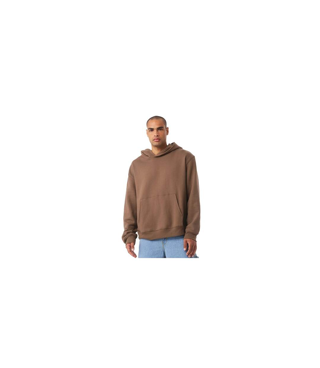 Sweat À Capuche Adulte Vieux Marron Canvas-1