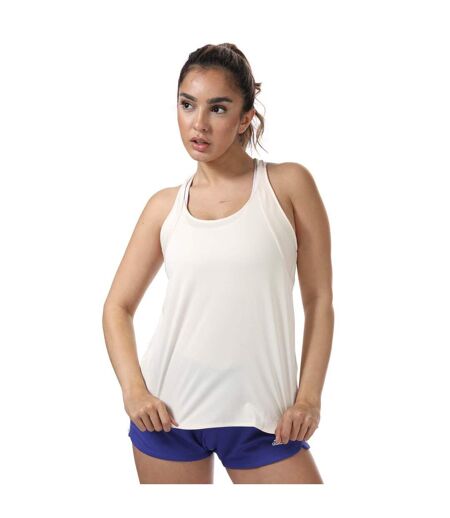 Débardeur primegreen femme blanc cassé Adidas