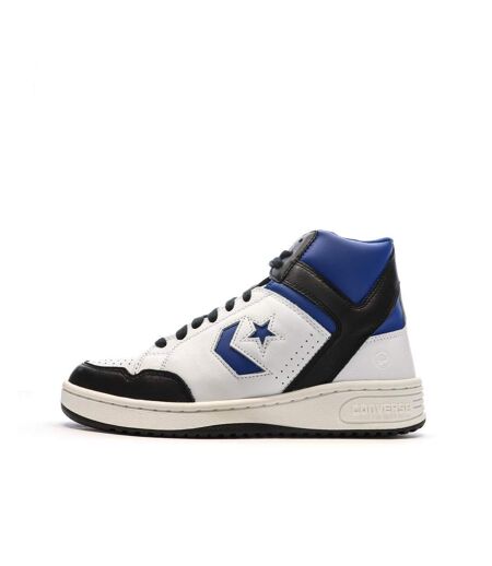 Baskets blanches/noires/bleu homme converse weapon