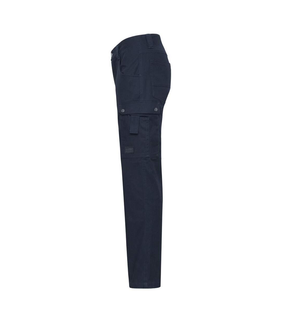 Pantalon De Jogging À Poches Workwear Adulte Bleu Marine James And Nicholson-4