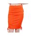 Jupe Orange Femme Vero Moda Jillian - L