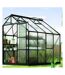 Serre de jardin en polycarbonate 4 mm et aluminium noir avec embase Jupiter Longueur de 258 cm