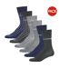 Lot De 6  Socquettes Homme Gris Bleu Marine Anthracite DKNY-1