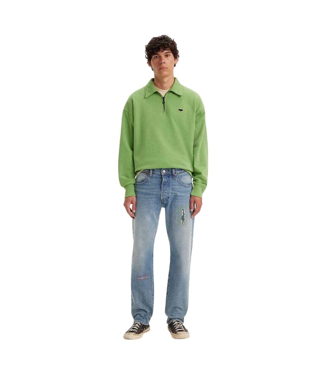 Jean Motif/style Usé Homme Bleu Levis-1