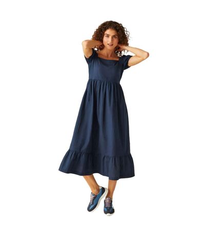 Womens/ladies Emilrah Midi Dress Navy Regatta