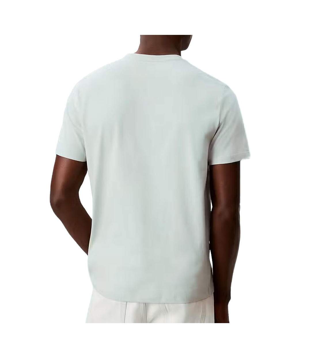 T-Shirt vert clair homme calvin klein jeans 30s eu wholesale-2